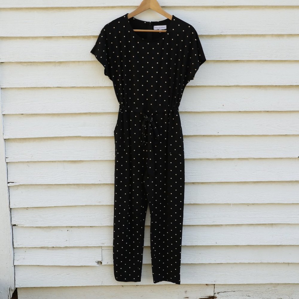Piper & Scoot polka dot jumpsuit